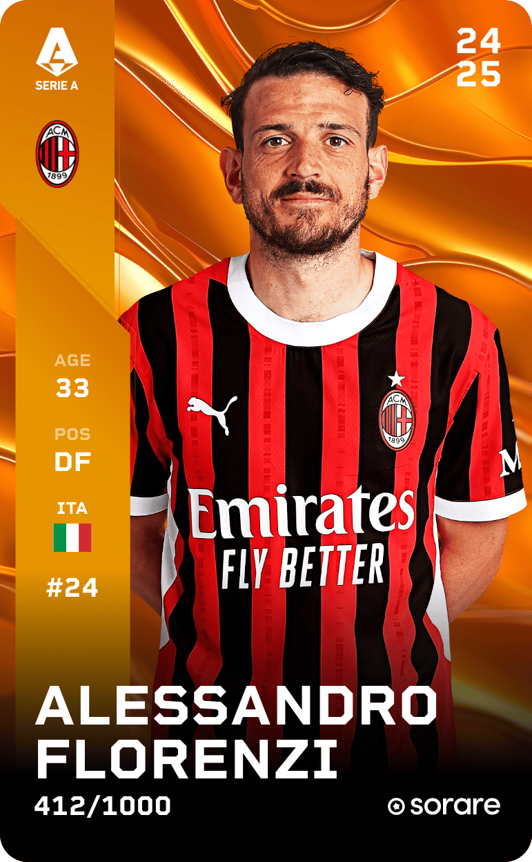 Alessandro Florenzi 2024-25 • Limited 412/1000
