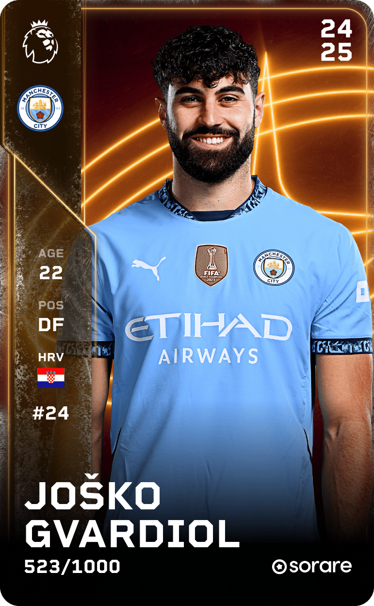 Joško Gvardiol 2024-25 • Limited 523/1000