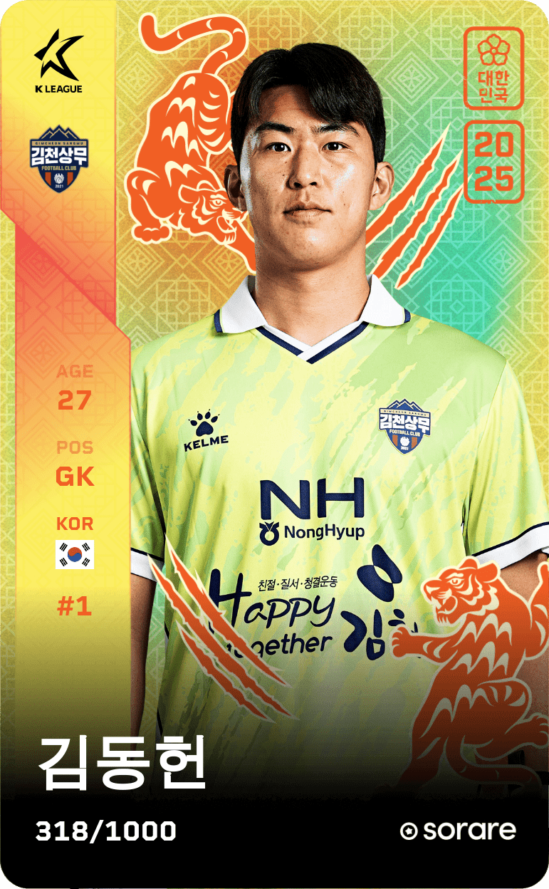 Kim Dong-Hyun 2025-26 • Limited 318/1000