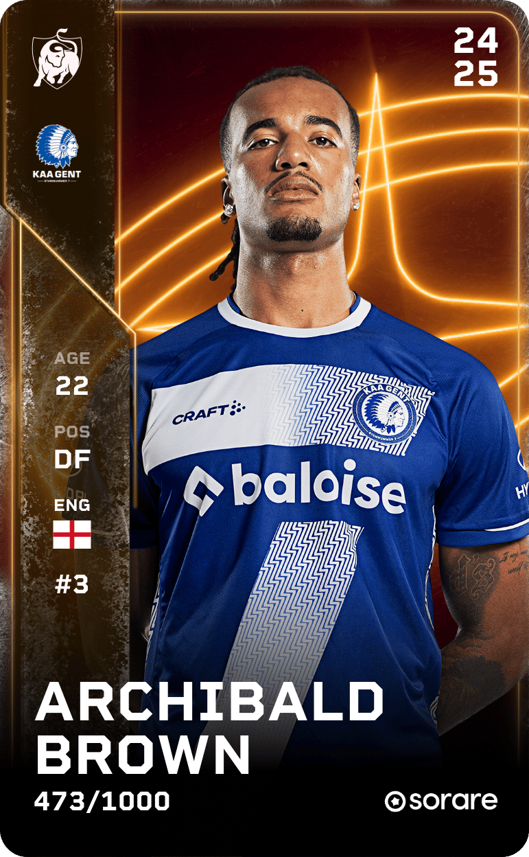 Archibald Brown 2024-25 • Limited 473/1000