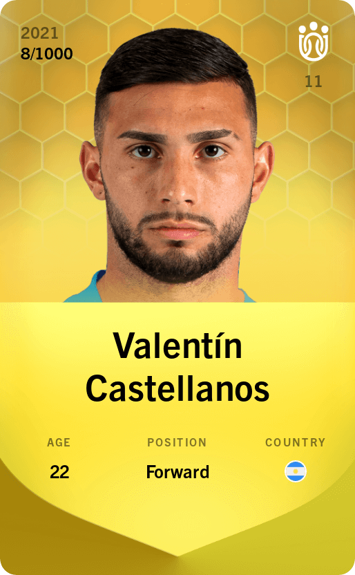 Valentín Castellanos 2021-22 • Limited 8/1000