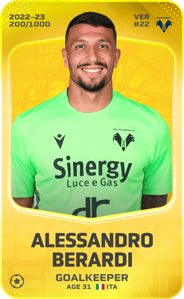 Alessandro Berardi 2022-23 • Limited 200/1000