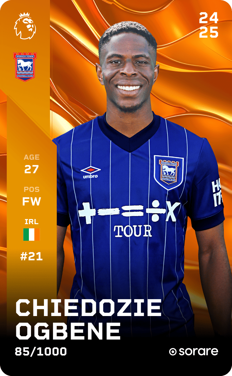 Chiedozie Ogbene 2024-25 • Limited 85/1000