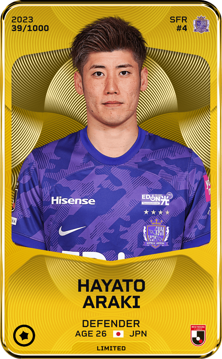 Hayato Araki 2023-24 • Limited 39/1000