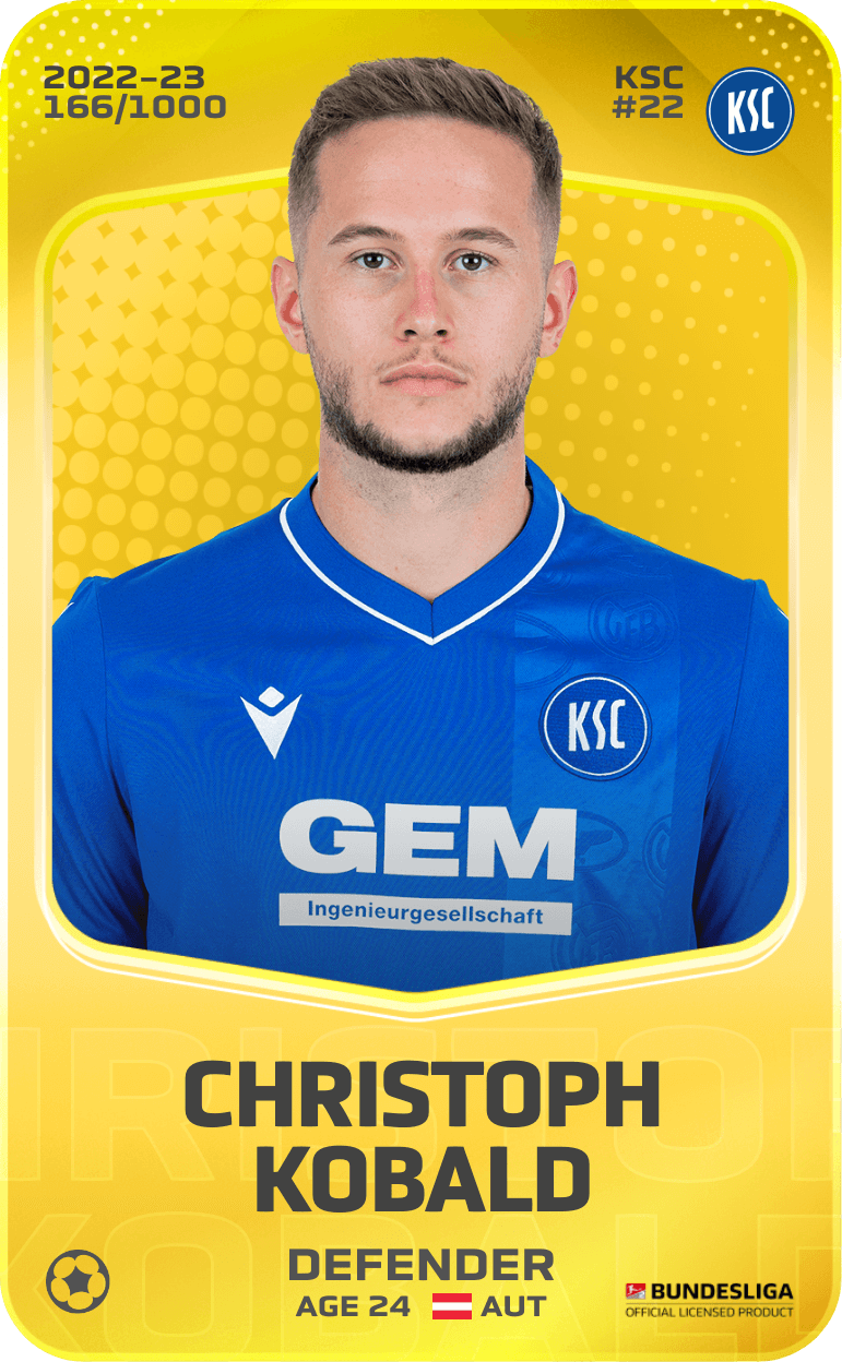 Christoph Kobald 2022-23 • Limited 166/1000