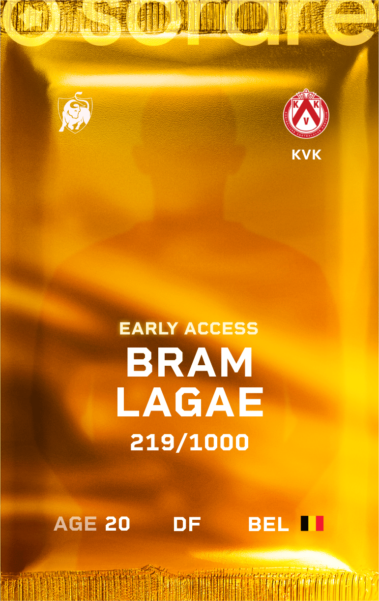 Bram Lagae 2024-25 • Limited 219/1000
