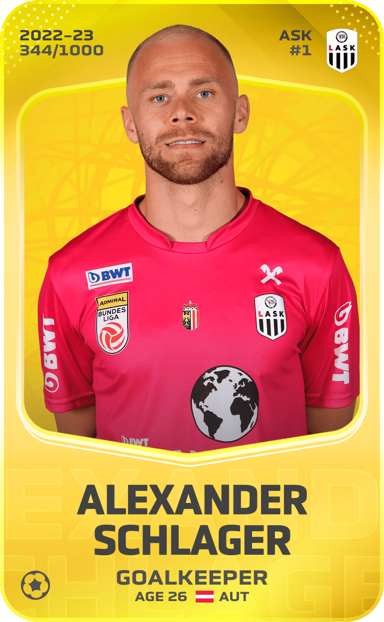 Alexander Schlager 2022-23 • Limited 344/1000