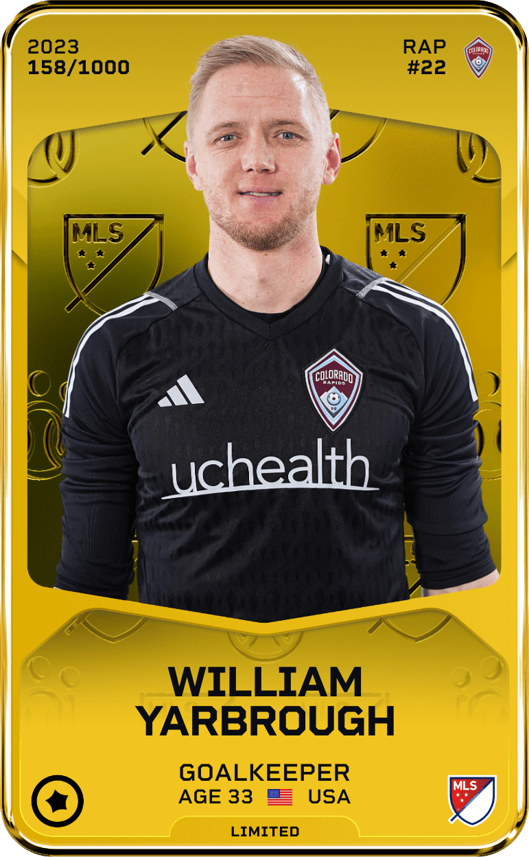 William Yarbrough 2023-24 • Limited 158/1000