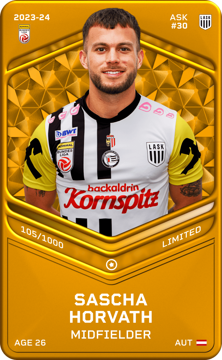 Sascha Horvath 2023-24 • Limited 105/1000