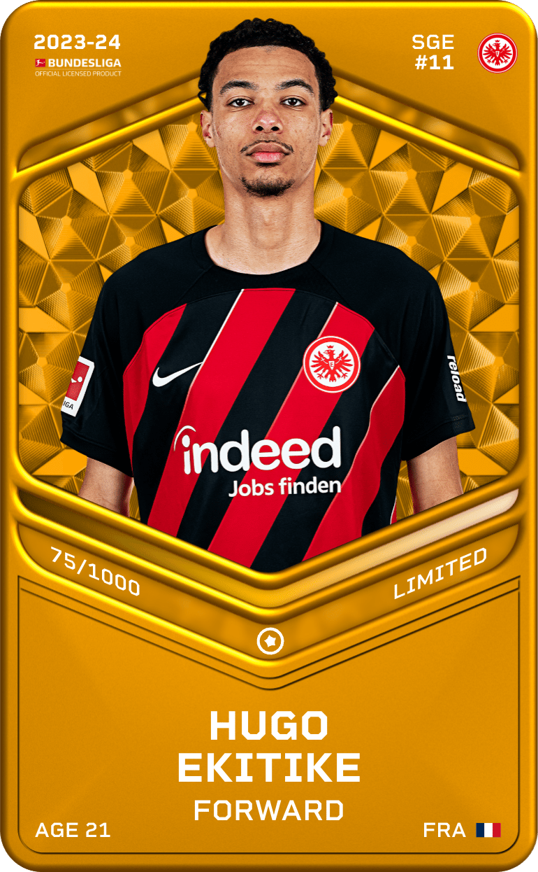 Hugo Ekitike 2023-24 • Limited 75/1000