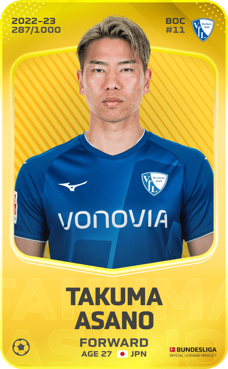 Takuma Asano 2022-23 • Limited 287/1000