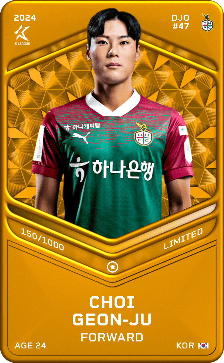 Choi Geon-Joo 2024-25 • Limited 150/1000