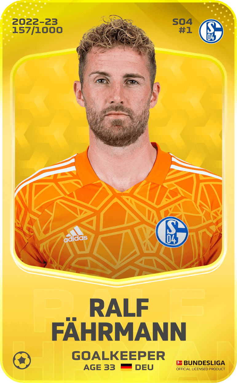 Ralf Fährmann 2022-23 • Limited 157/1000