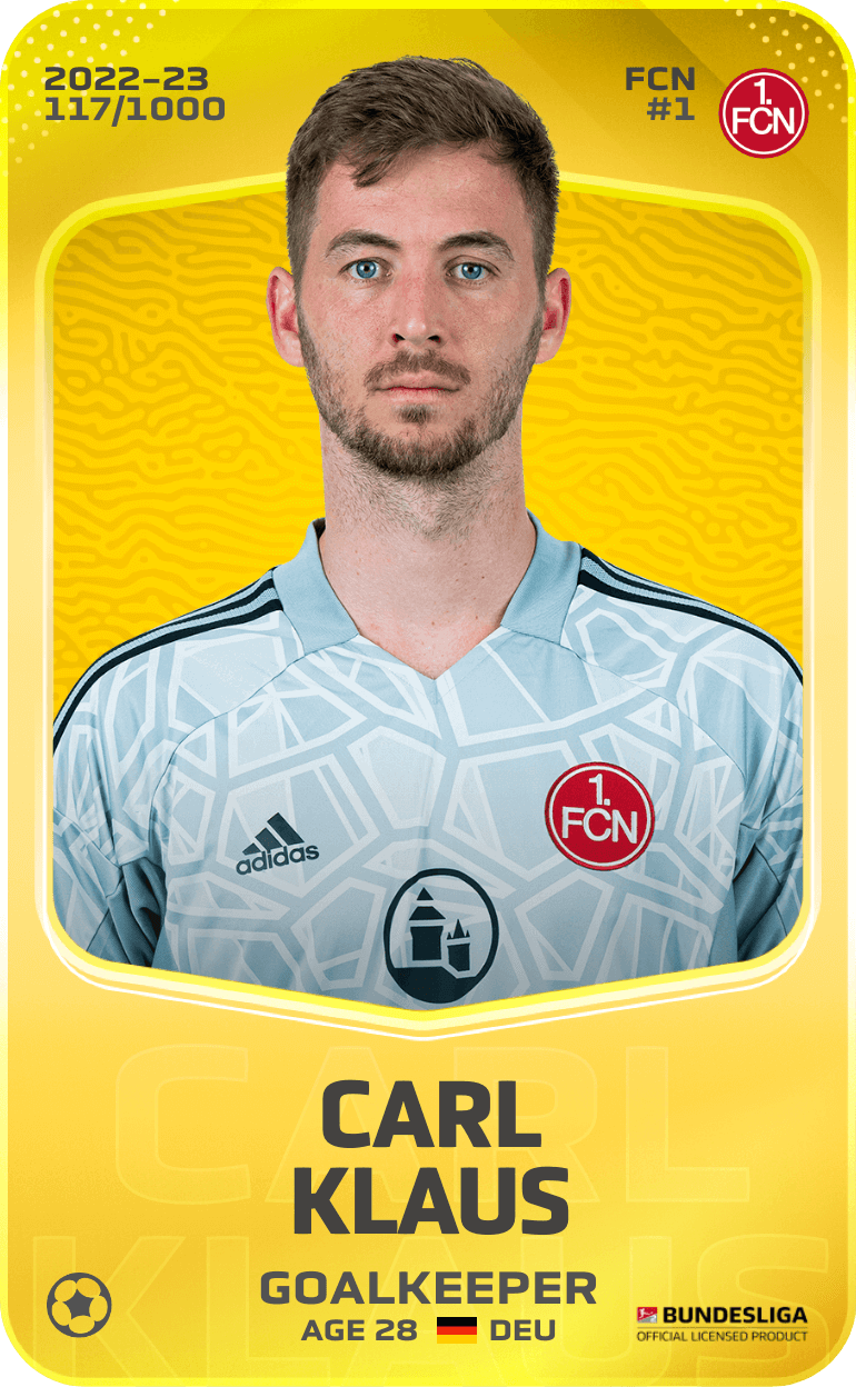 Carl Klaus 2022-23 • Limited 117/1000