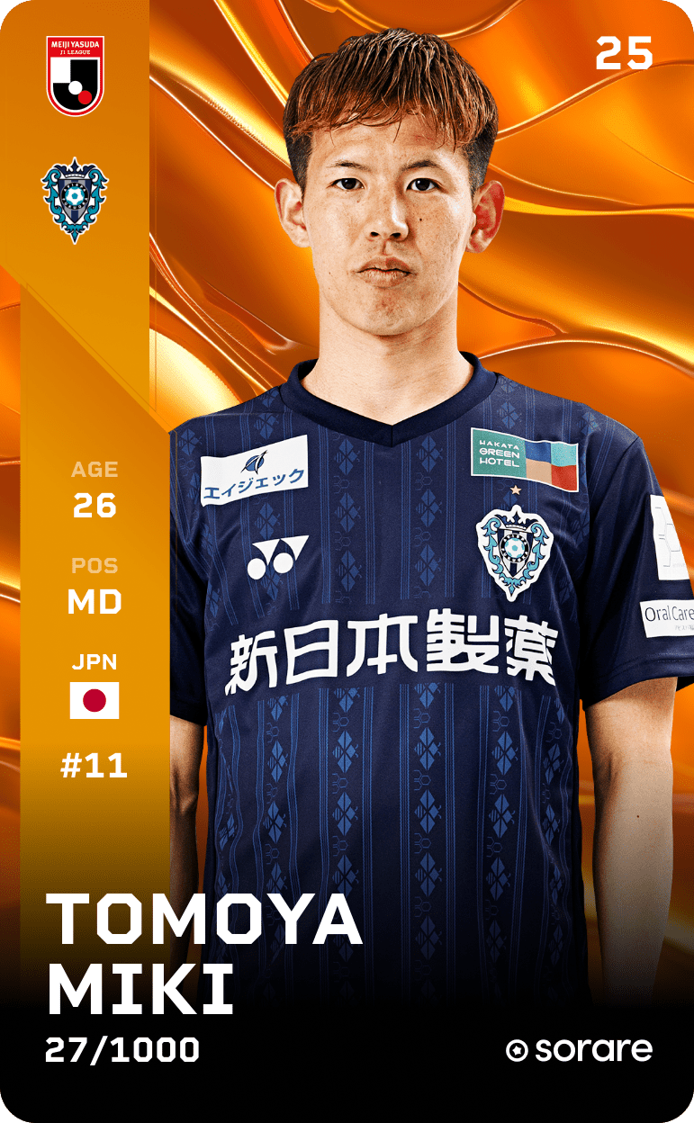 Tomoya Miki 2025-26 • Limited 27/1000