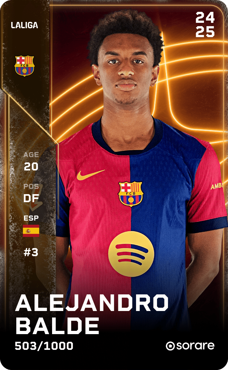 Alejandro Balde 2024-25 • Limited 503/1000