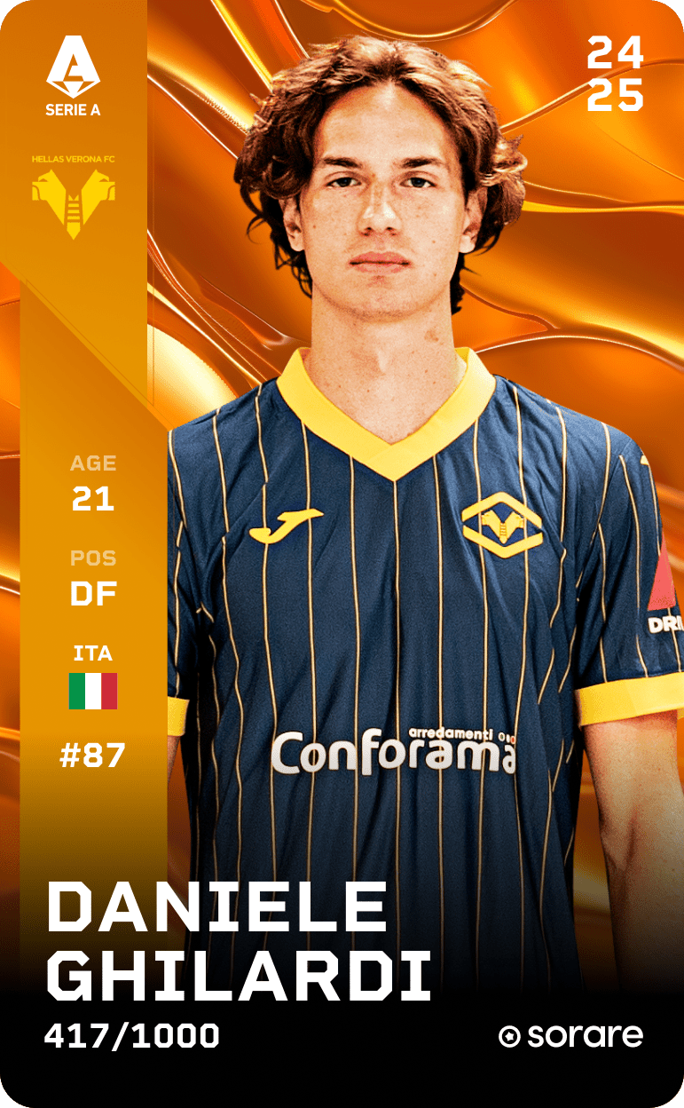 Daniele Ghilardi 2024-25 • Limited 417/1000