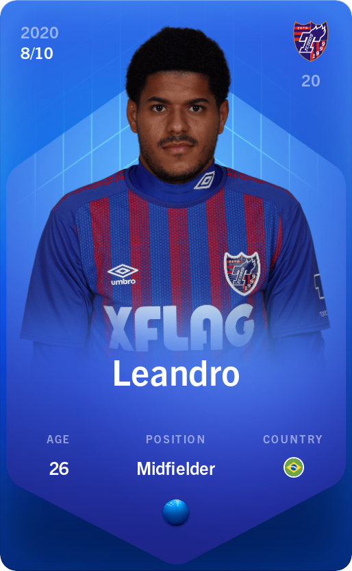 Sorare - Sorare Official - Leandro 2020-21 • Super Rare 8/10 - NFT # 39647009059321631852594696804506732213672375941384973792459625472431072235418