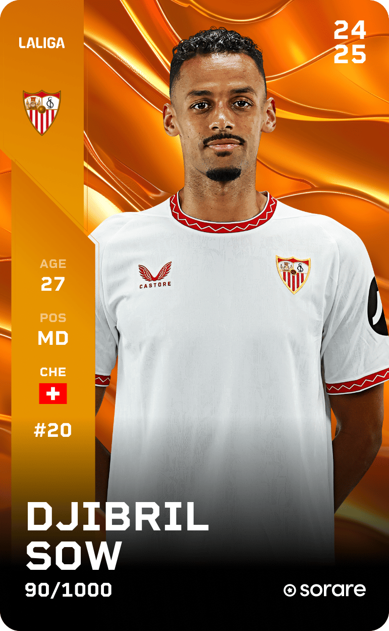 Djibril Sow 2024-25 • Limited 90/1000