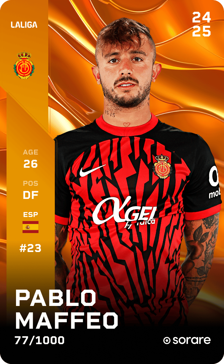 Pablo Maffeo 2024-25 • Limited 77/1000