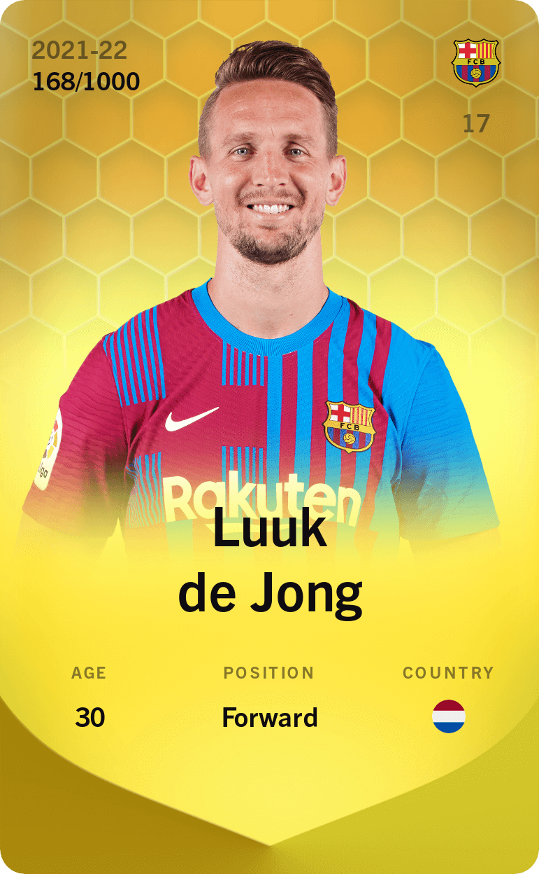 Luuk de Jong 2021-22 • Limited 168/1000
