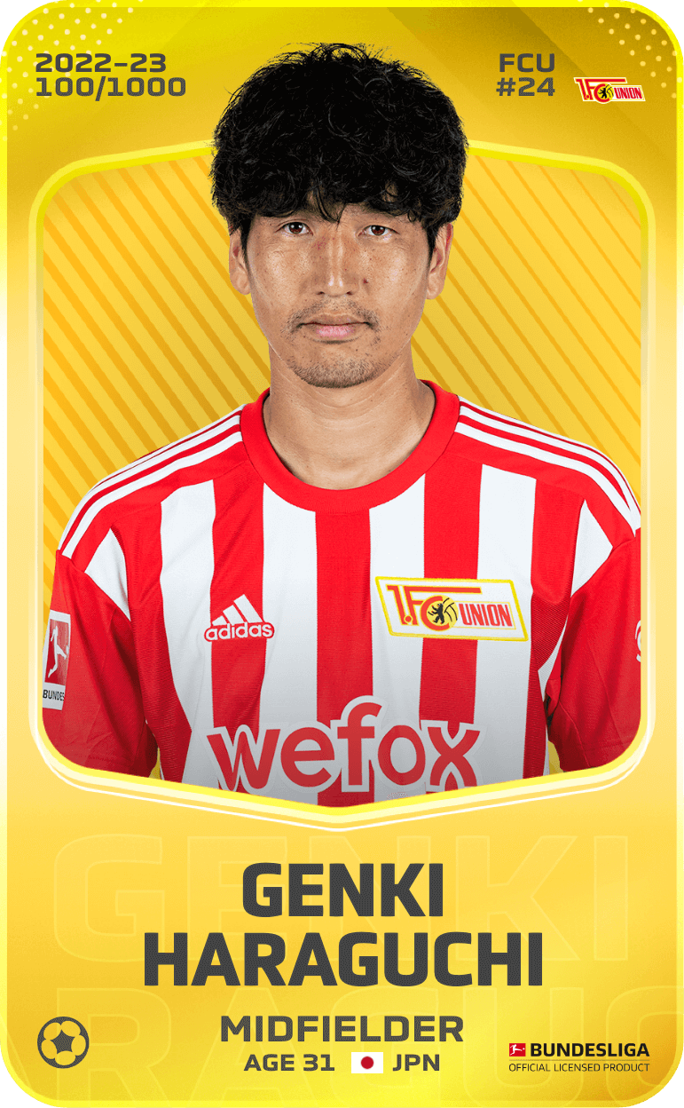 Genki Haraguchi 2022-23 • Limited 100/1000