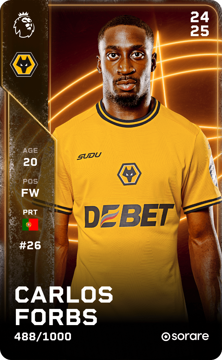 Carlos Forbs 2024-25 • Limited 488/1000