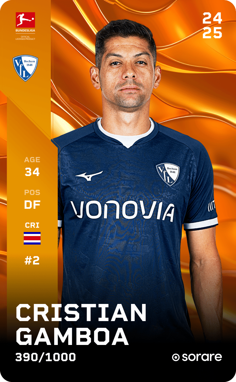Cristian Gamboa 2024-25 • Limited 390/1000
