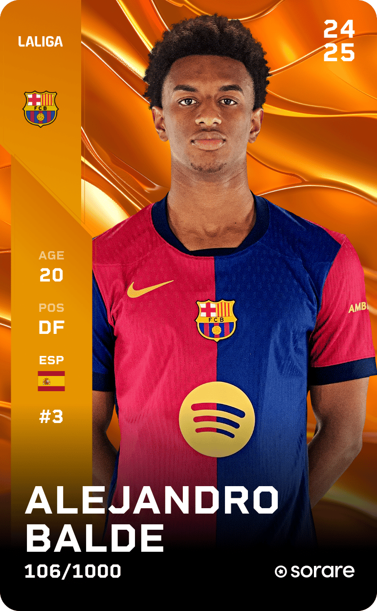 Alejandro Balde 2024-25 • Limited 106/1000