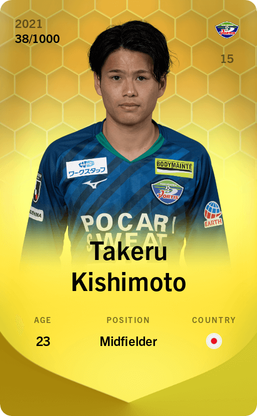 Takeru Kishimoto 2021-22 • Limited 38/1000