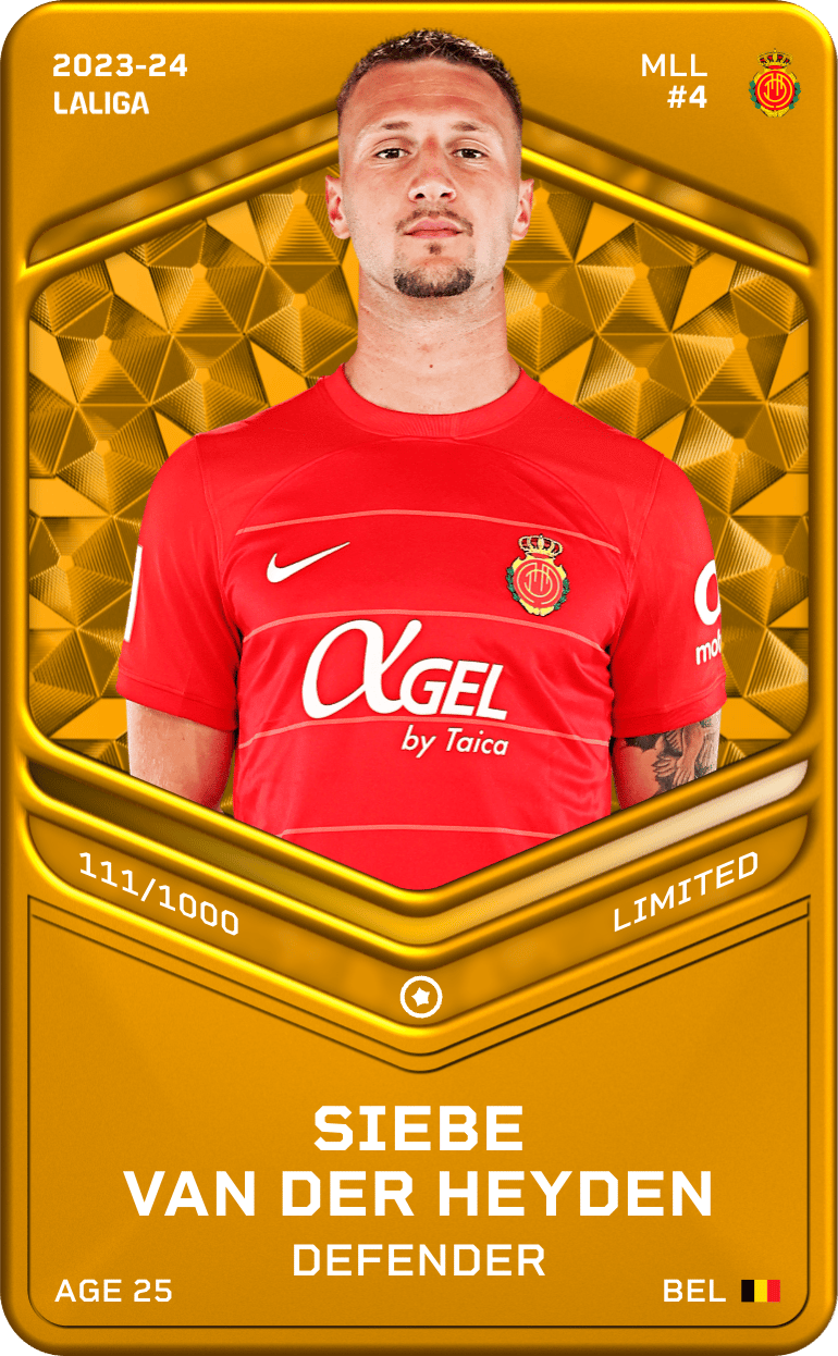 Siebe Van der Heyden 2023-24 • Limited 111/1000