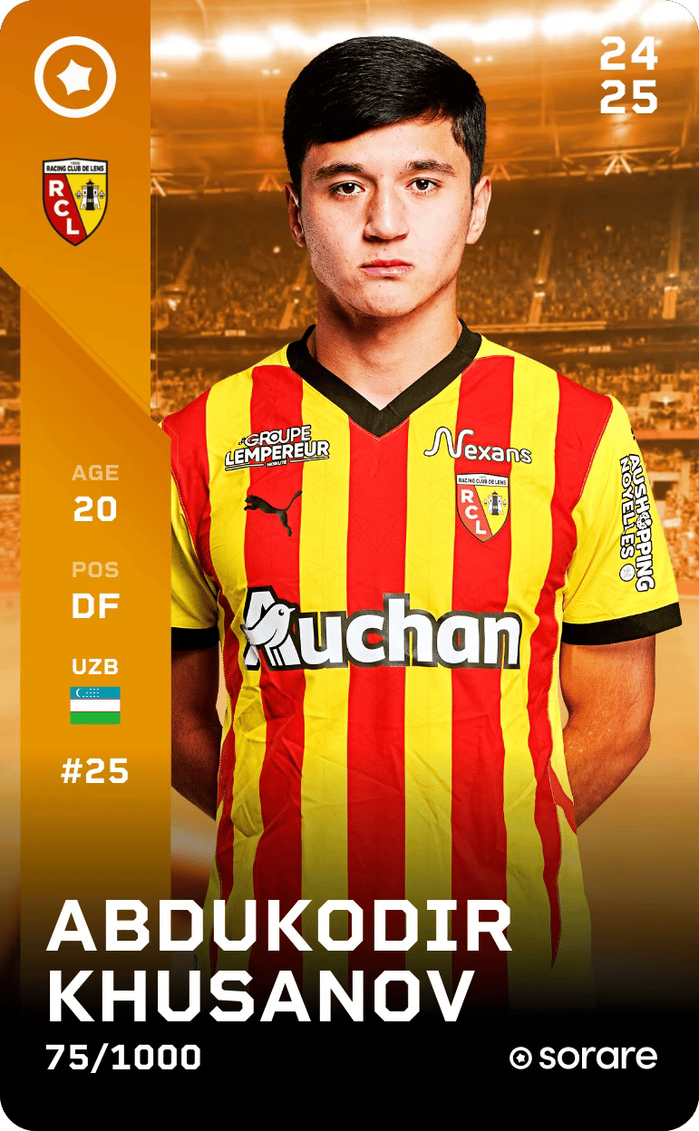 Abdukodir Khusanov 2024-25 • Limited 75/1000