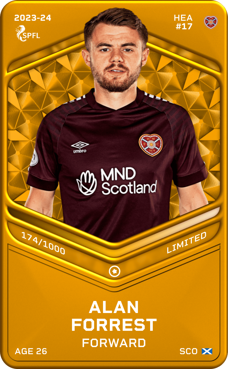Alan Forrest 2023-24 • Limited 174/1000