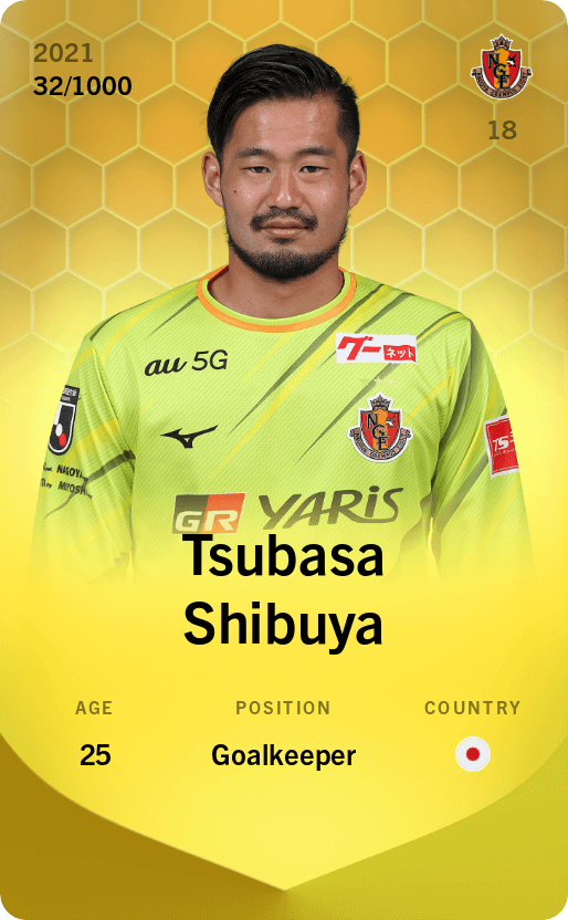 Tsubasa Shibuya 2021-22 • Limited 32/1000