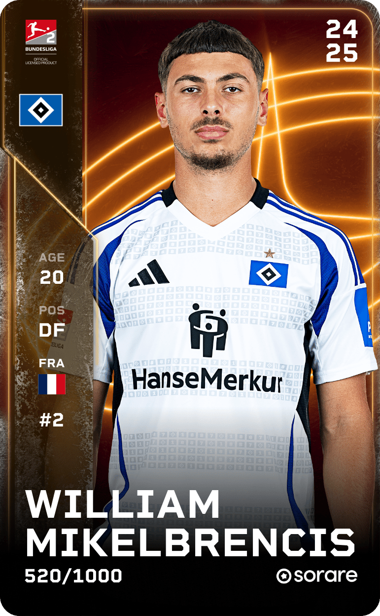 William Mikelbrencis 2024-25 • Limited 520/1000