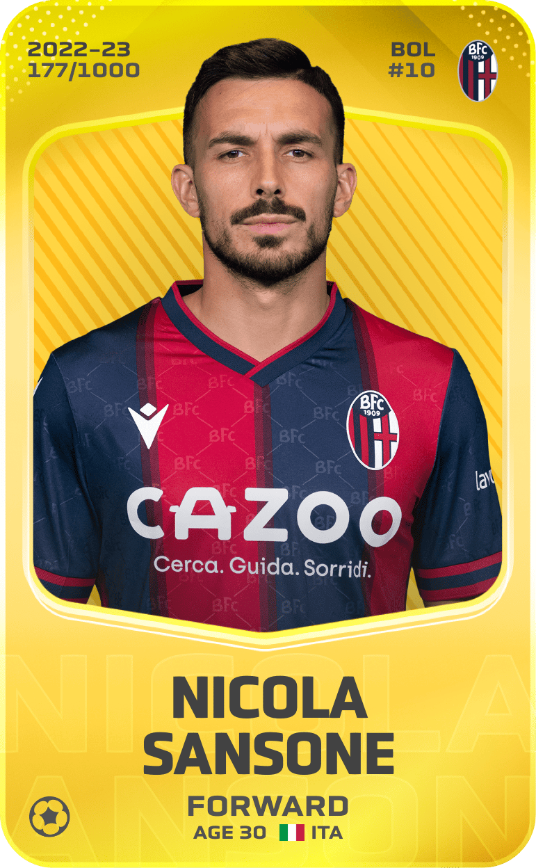 Nicola Sansone 2022-23 • Limited 177/1000