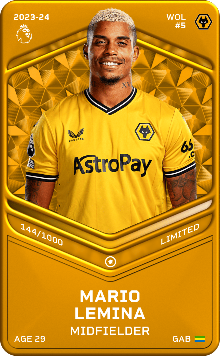 Mario Lemina 2023-24 • Limited 144/1000