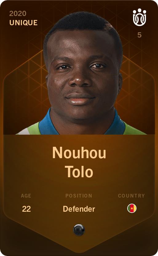 Sorare - Sorare Official - Nouhou Tolo 2020-21 • Unique - NFT # 32319085062812875432289256218970028629963729761431557543662989656987311981481