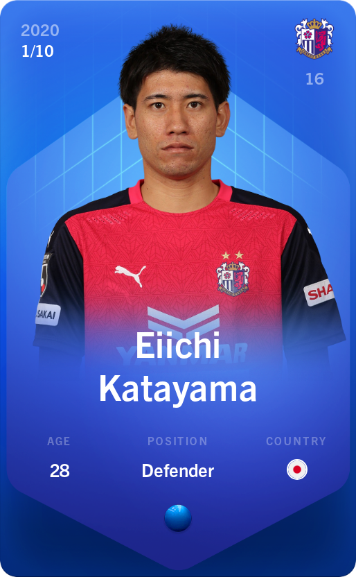 Sorare - Sorare Official - Eiichi Katayama 2020-21 • Super Rare 1/10 - NFT # 23206145812763646810634611493933718614693711673340403420538665688384407181873