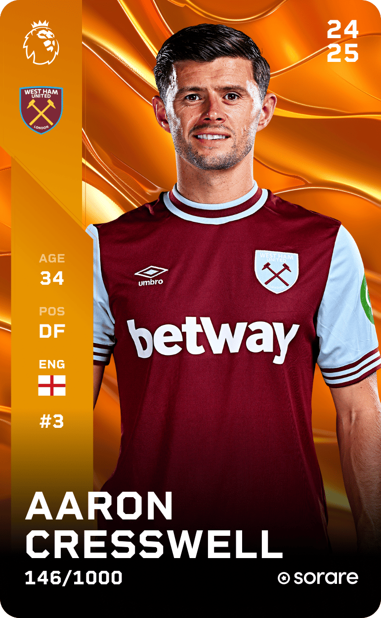 Aaron Cresswell 2024-25 • Limited 146/1000