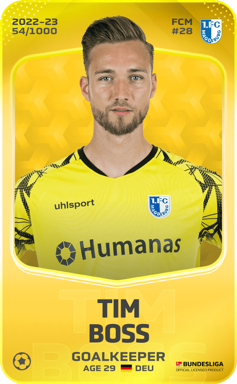 Tim Boss 2022-23 • Limited 54/1000