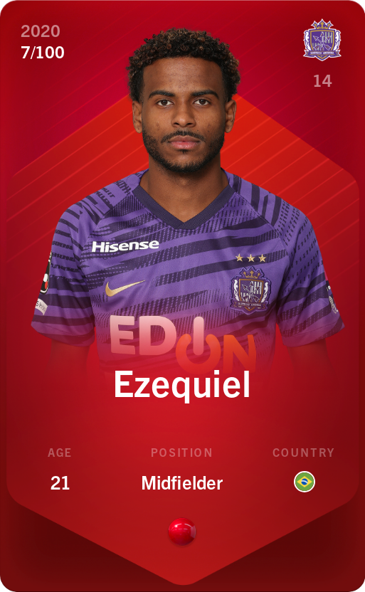 Sorare - Sorare Official - Ezequiel 2020-21 • Rare 7/100 - NFT # 50476027017599190168451165965647558237952442085432122946351636992284950453030