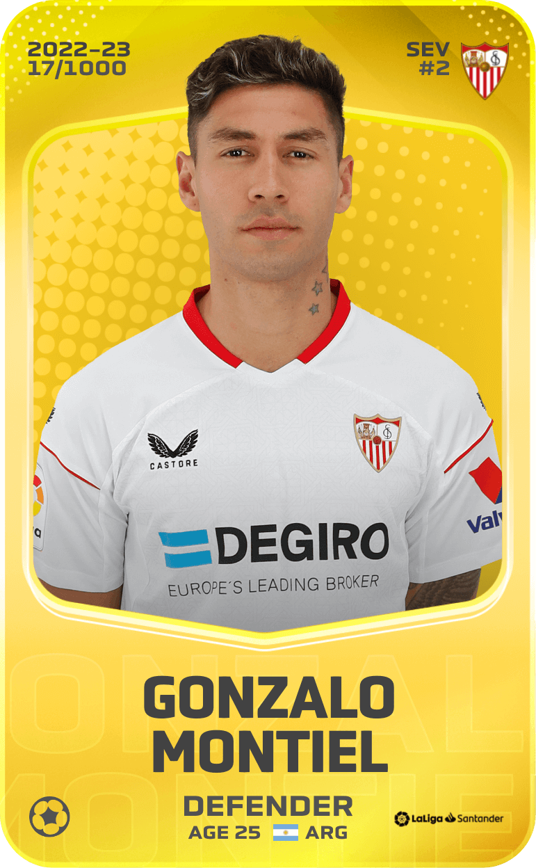 Gonzalo Montiel 2022-23 • Limited 17/1000