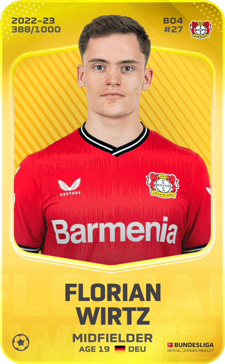 Florian Wirtz 2022-23 • Limited 388/1000