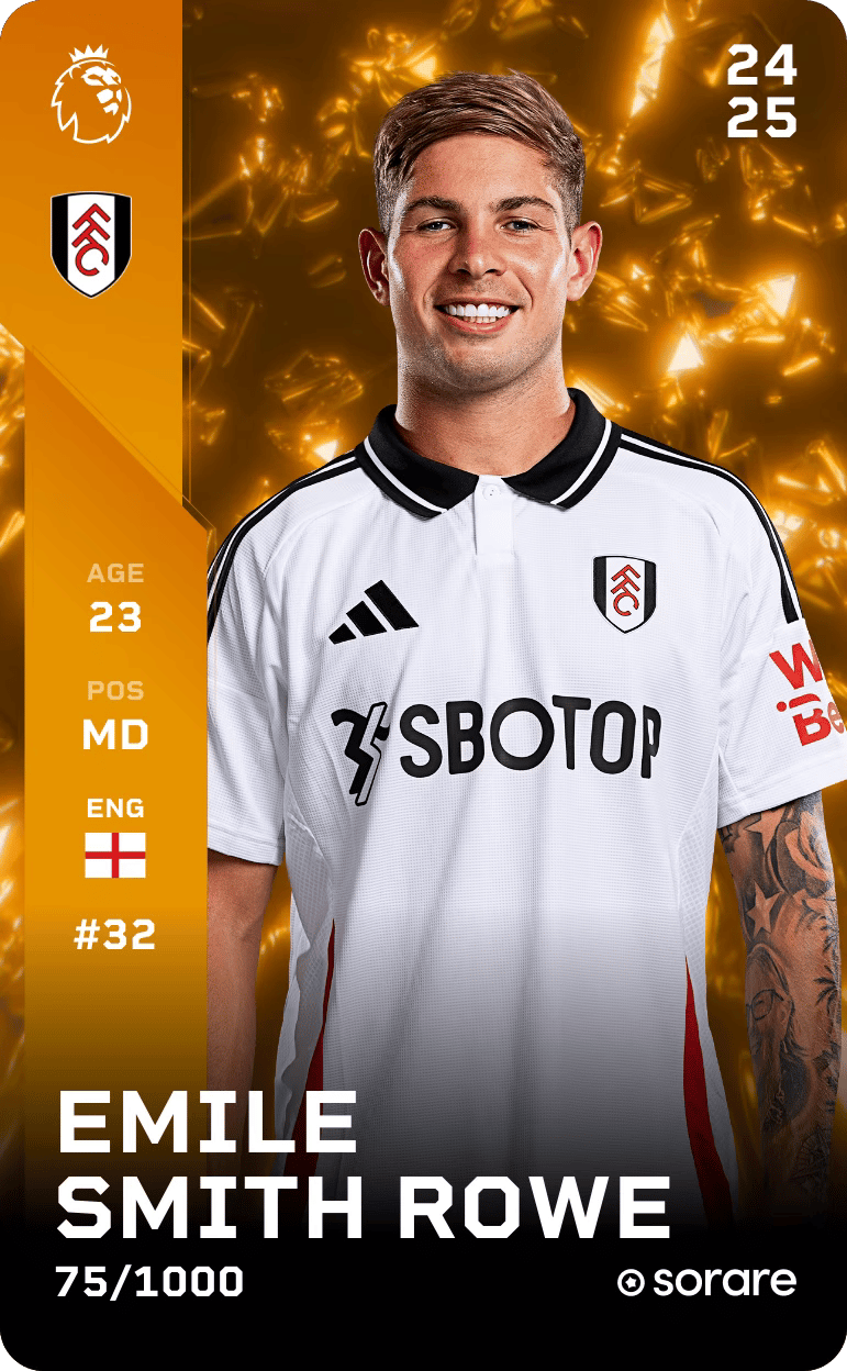 Emile Smith Rowe 2024-25 • Limited 75/1000