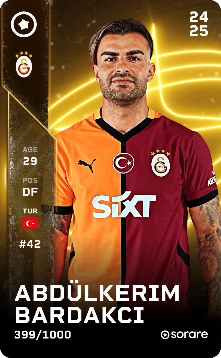 Abdülkerim Bardakcı 2024-25 • Limited 399/1000