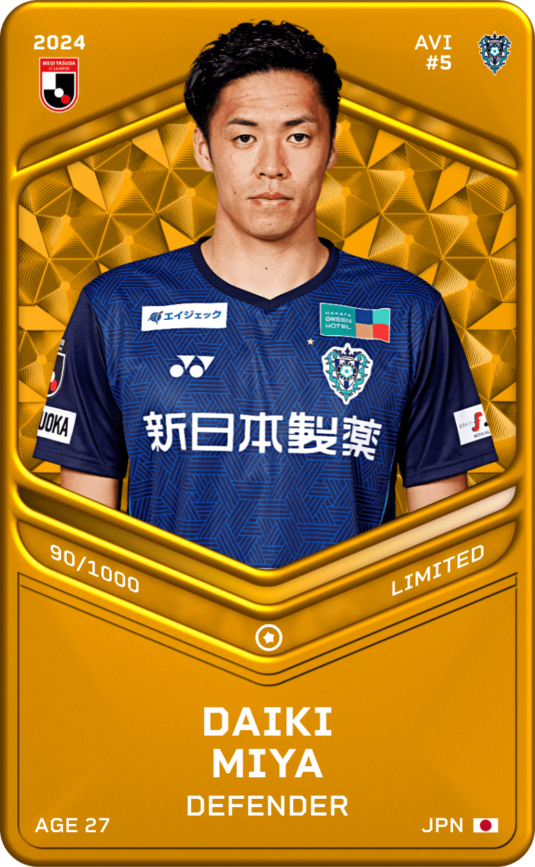 Daiki Miya 2024-25 • Limited 90/1000