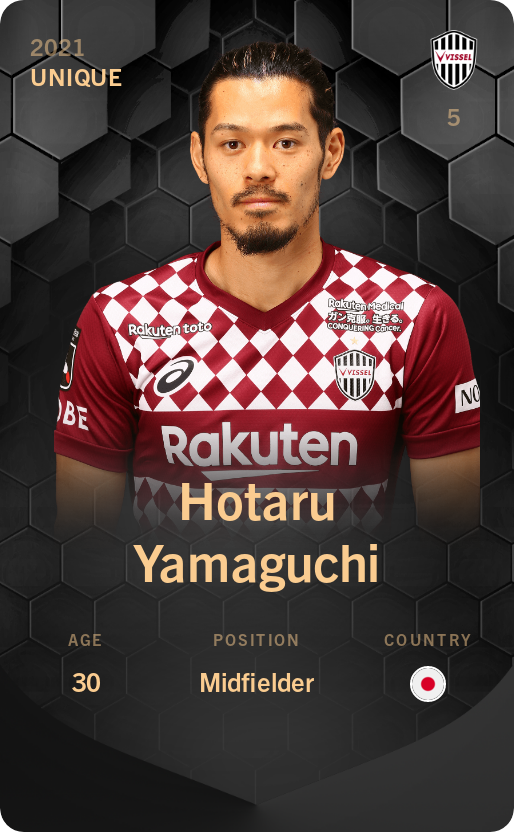 Sorare - Sorare Official - Hotaru Yamaguchi 2021-22 • Unique - NFT # 60051252420560286356594346830142276941499624374187160904936243568619046166094