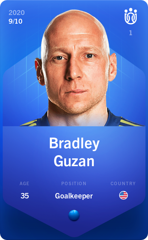 Sorare - Sorare Official - Bradley Guzan 2020-21 • Super Rare 9/10 - NFT # 76385285522599397651037384060210286181142987260199562631527891700967051165447