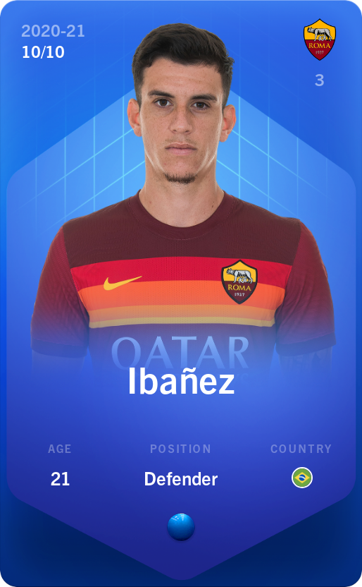 Sorare - Sorare Official - Ibañez 2020-21 • Super Rare 10/10 - NFT # 32052750230007673050080048495888013734605461857385009950257414555215918619119